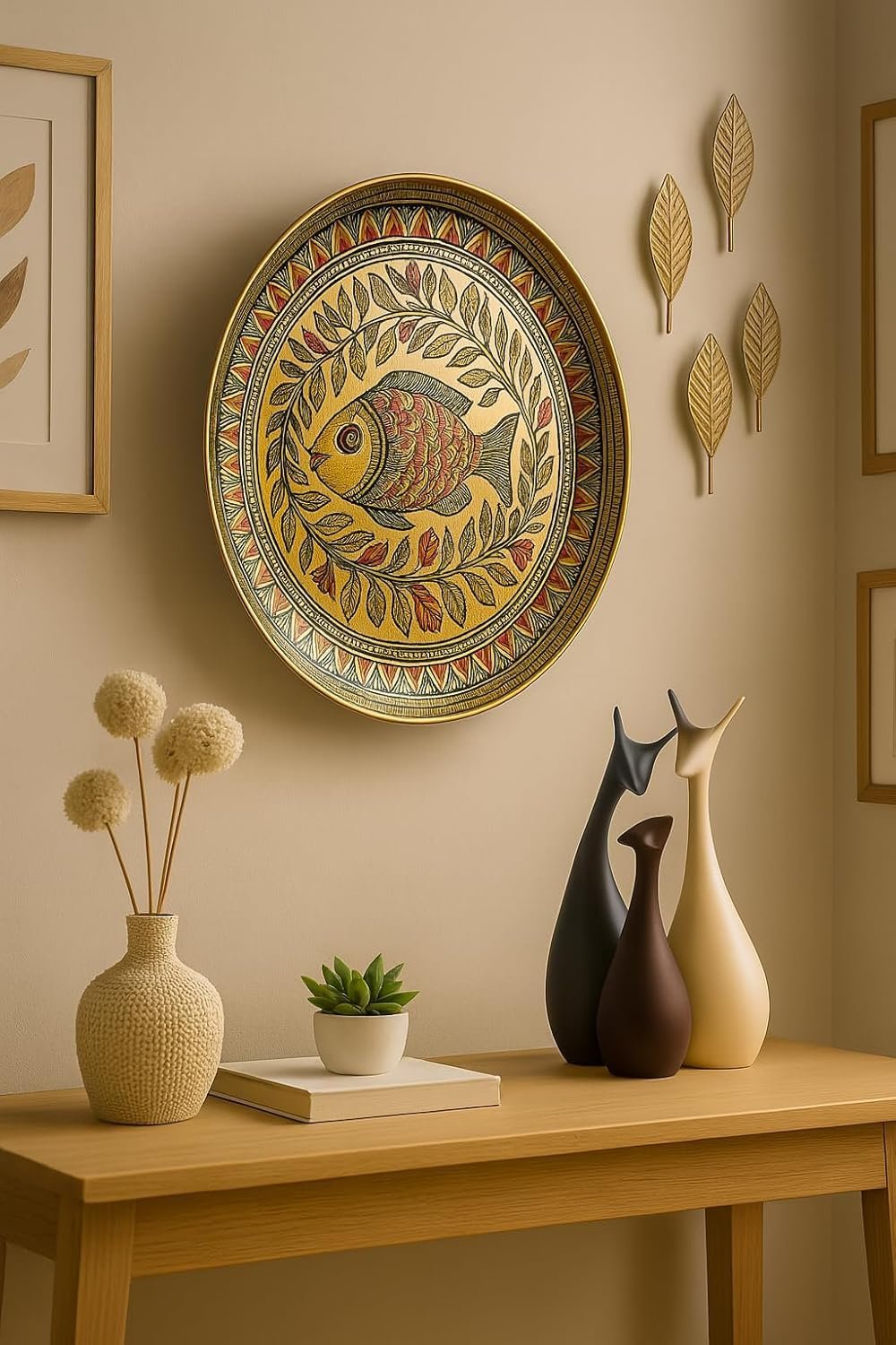 Xtore® Lucky Deer Family Matte Finish Ceramic Home Décor Figures Set of 3 in Brown – Stylish Decorative Accent from MatNMore